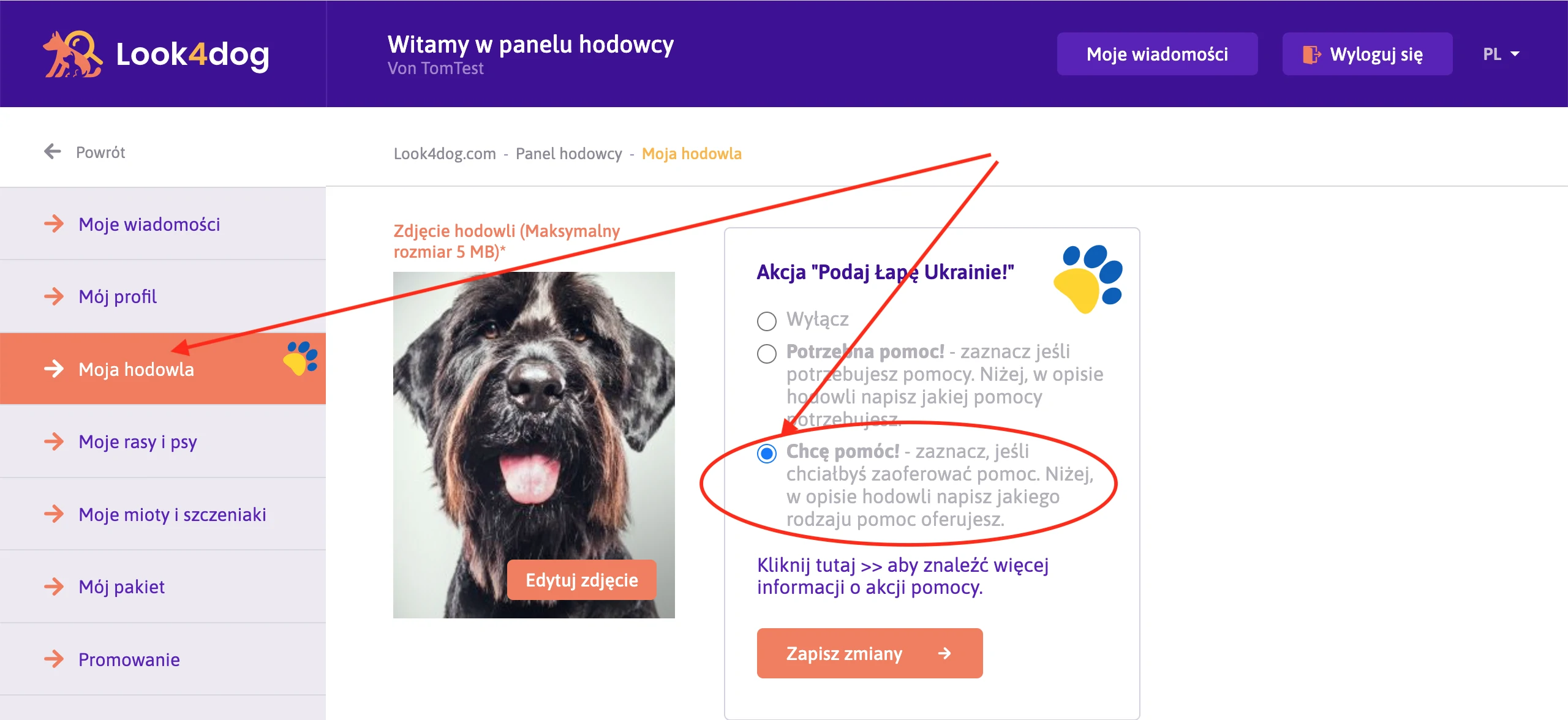 Akcja „Podaj Łapę Ukrainie”