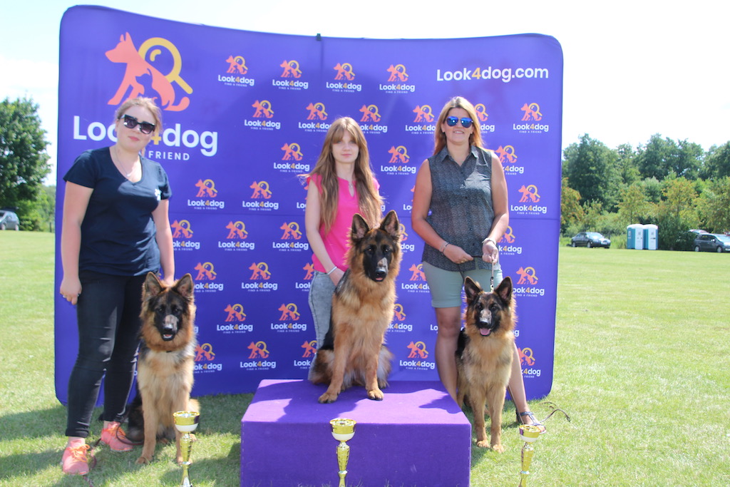 trzy kobiety i owczarek niemiecki Rypin 2019