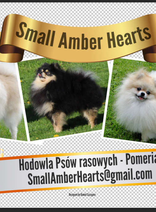 Small Amber Hearts